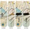 Kandinsky Composition 8 Adult Crew Socks - Double Pair - Front and Back - Apvl