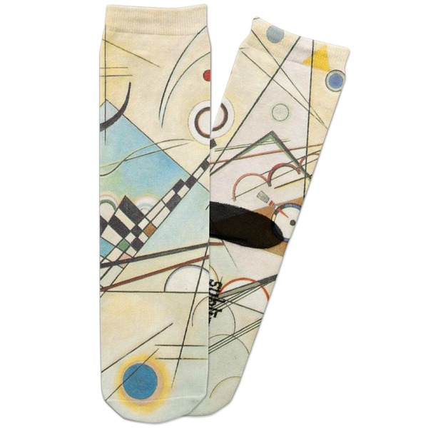 Custom Kandinsky Composition 8 Adult Crew Socks