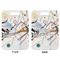 Kandinsky Composition 8 Aluminum Luggage Tag (Front + Back)