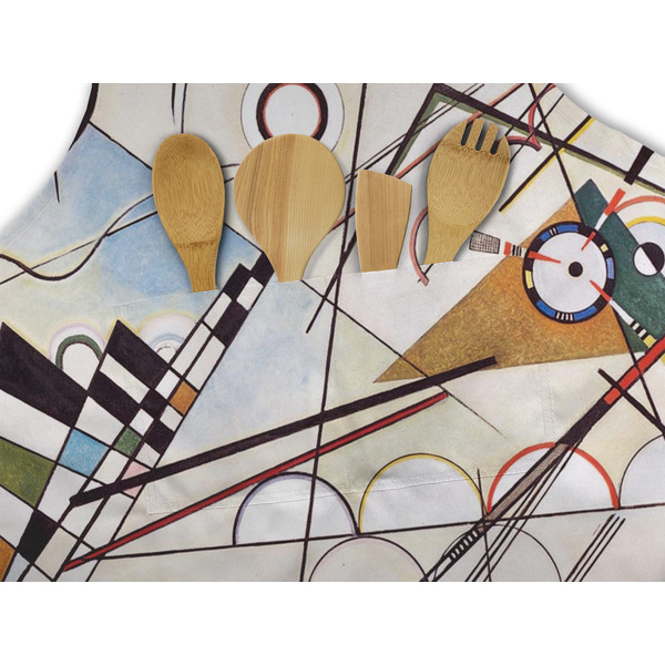 Kandinsky Composition 8 Apron - Pocket Detail with Props