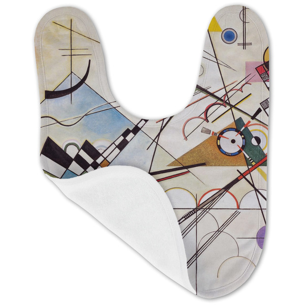 Kandinsky Composition 8 Baby Bib - AFT folded