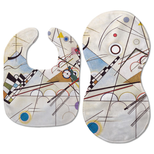 Kandinsky Composition 8 Baby Bib & Burp Set - Approval (new bib & burp)