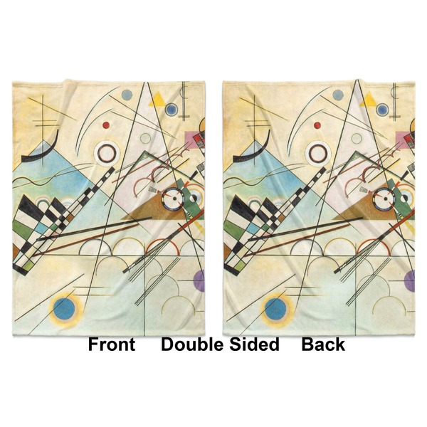 Kandinsky Composition 8 Baby Blanket (Double Sided - Printed Front and Back)