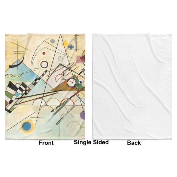 Kandinsky Composition 8 Baby Blanket (Single Sided - Printed Front, White Back)