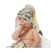 Kandinsky Composition 8 Baby Hooded Towel on Child
