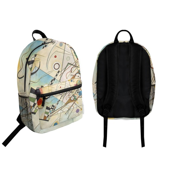 Kandinsky Composition 8 Backpack front and back - Apvl