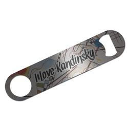 Kandinsky Composition 8 Bar Bottle Opener - Silver