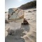 Kandinsky Composition 8 Beach Spiker white on beach with sand