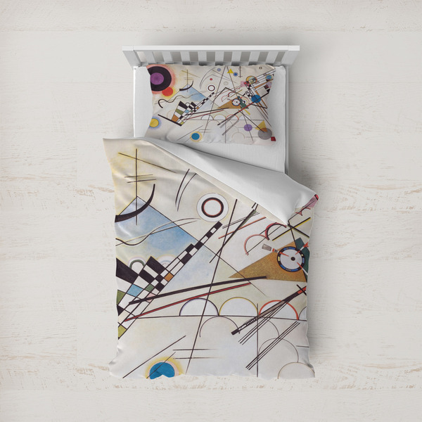 Custom Kandinsky Composition 8 Duvet Cover Set - Twin