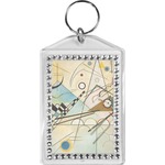 Kandinsky Composition 8 Bling Keychain