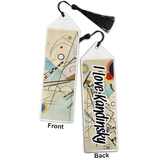 Kandinsky Composition 8 Bookmark with tassel - Front and Back