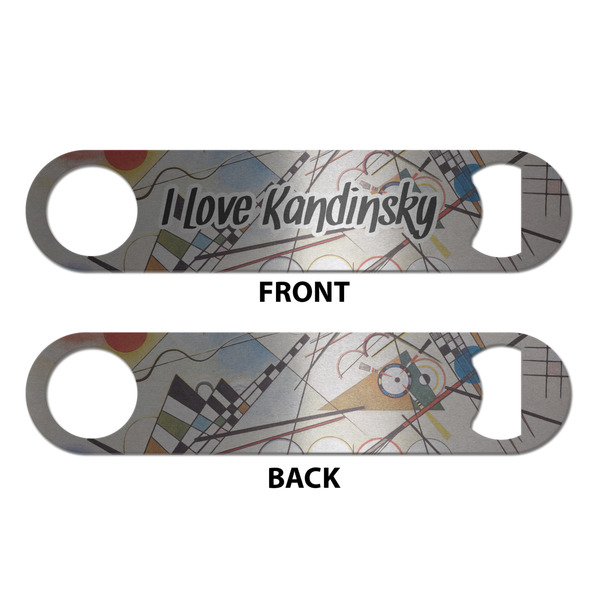 Kandinsky Composition 8 Bottle Opener - Front & Back