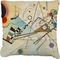 Kandinsky Composition 8 Burlap Pillow 16"