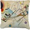 Kandinsky Composition 8 Burlap Pillow 18"