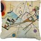 Kandinsky Composition 8 Burlap Pillow 22"