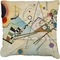 Kandinsky Composition 8 Burlap Pillow 24"