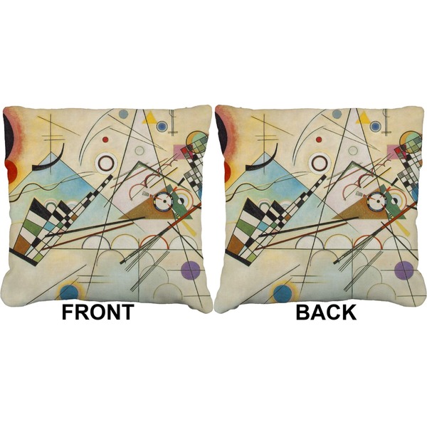 Kandinsky Composition 8 Burlap Pillow Approval