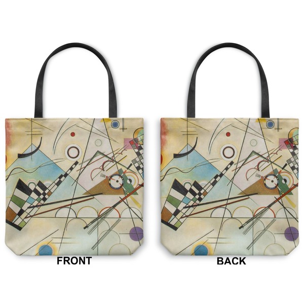 Kandinsky Composition 8 Canvas Tote - Front and Back