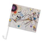 Kandinsky Composition 8 Car Flag