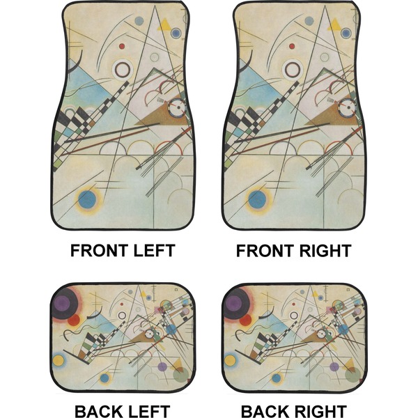 Kandinsky Composition 8 Car Floor Mats Set (2F + 2B)