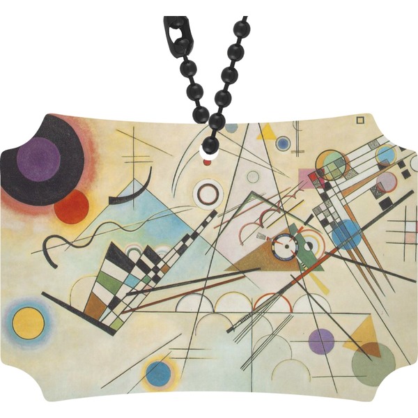 Custom Kandinsky Composition 8 Rear View Mirror Ornament