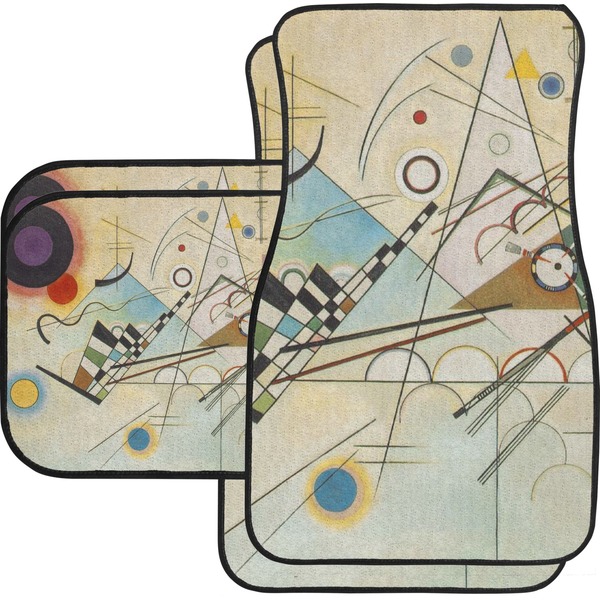 Custom Kandinsky Composition 8 Car Floor Mats Set - 2 Front & 2 Back