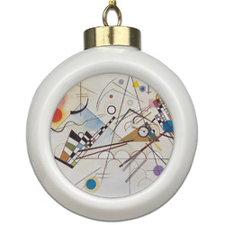 Kandinsky Composition 8 Ceramic Ball Ornament