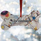 Kandinsky Composition 8 Ceramic Dog Ornament