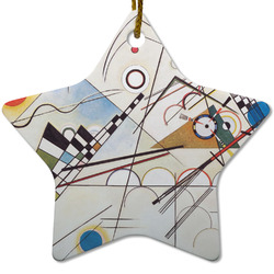 Kandinsky Composition 8 Star Ceramic Ornament