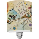 Kandinsky Composition 8 Ceramic Night Light