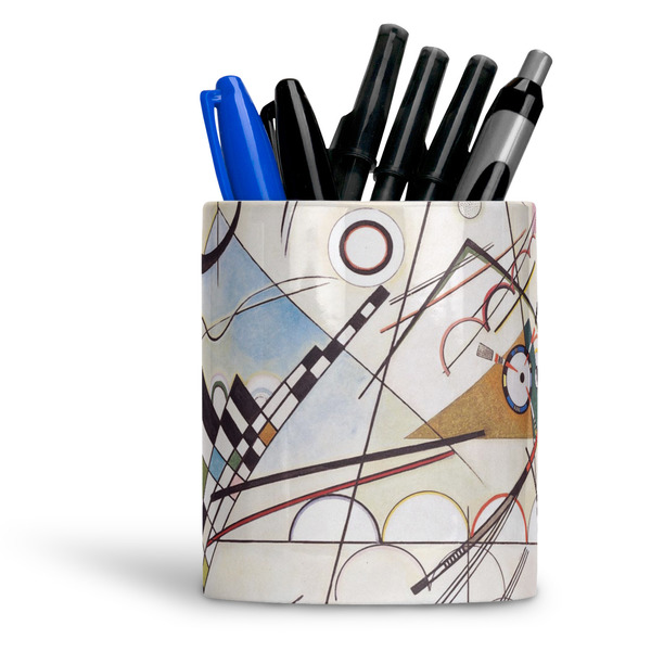 Custom Kandinsky Composition 8 Ceramic Pen Holder