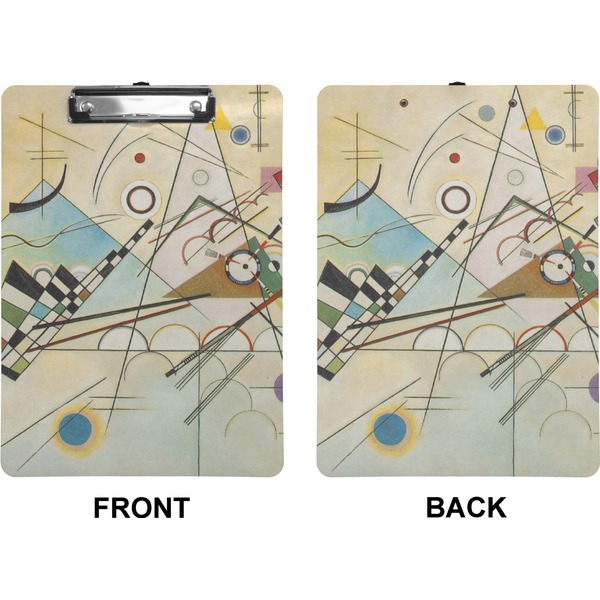 Kandinsky Composition 8 Clipboard (Letter) (Front + Back)