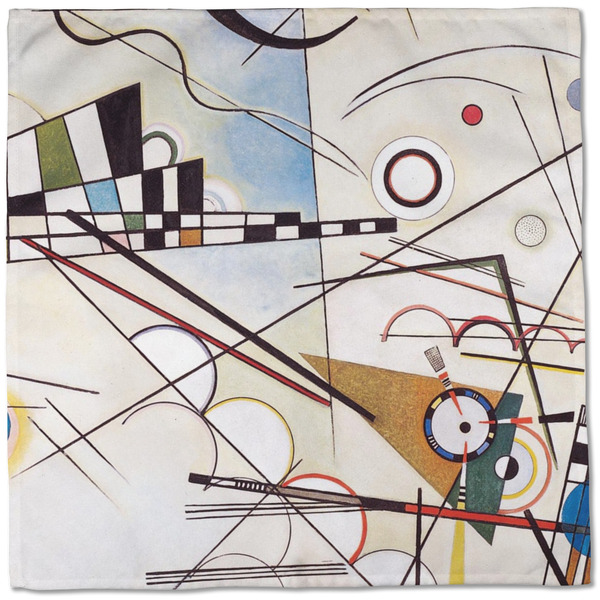 Kandinsky Composition 8 Cloth Napkins - Personalized Dinner (Full Open)