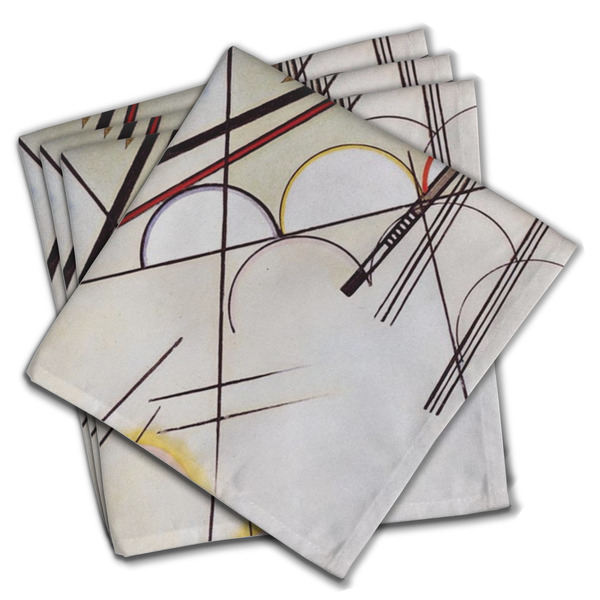 Custom Kandinsky Composition 8 Cloth Napkins (Set of 4)