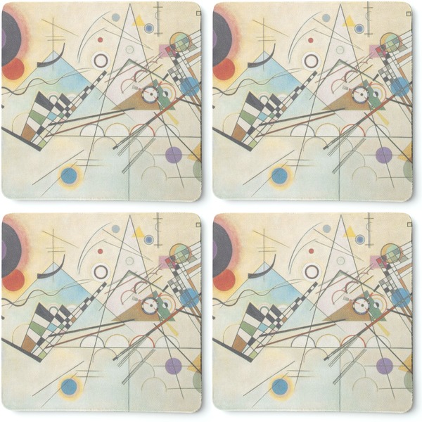 Kandinsky Composition 8 Coaster Rubber Back - Apvl
