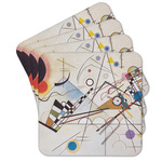 Kandinsky Composition 8 Cork Coaster - Set of 4