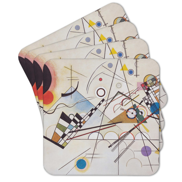 Custom Kandinsky Composition 8 Cork Coaster - Set of 4
