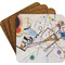 Kandinsky Composition 8 Coaster Set (Personalized)