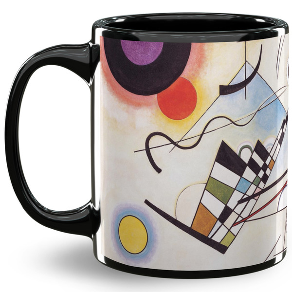 Custom Kandinsky Composition 8 11 Oz Coffee Mug - Black