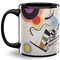 Kandinsky Composition 8 Coffee Mug - 11 oz - Full- Black