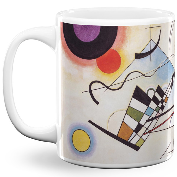 Custom Kandinsky Composition 8 11 Oz Coffee Mug - White