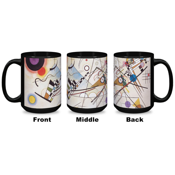 Kandinsky Composition 8 Coffee Mug - 15 oz - Black APPROVAL