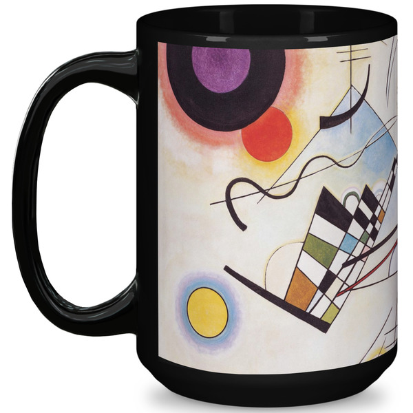 Custom Kandinsky Composition 8 15 Oz Coffee Mug - Black