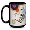 Kandinsky Composition 8 Coffee Mug - 15 oz - Black