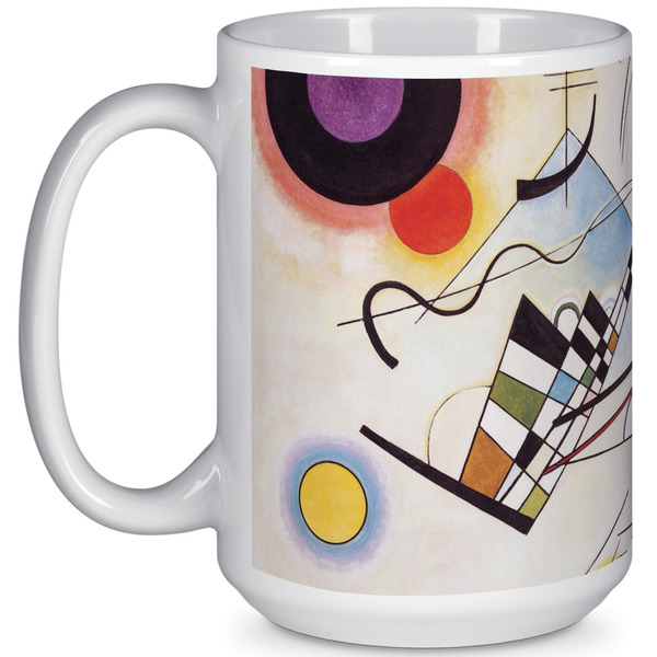 Custom Kandinsky Composition 8 15 Oz Coffee Mug - White