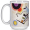 Kandinsky Composition 8 Coffee Mug - 15 oz - White Full