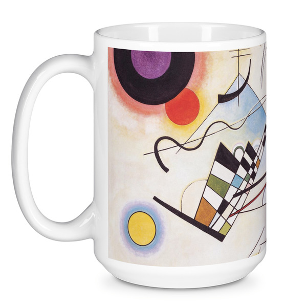 Kandinsky Composition 8 Coffee Mug - 15 oz - White