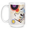 Kandinsky Composition 8 Coffee Mug - 15 oz - White