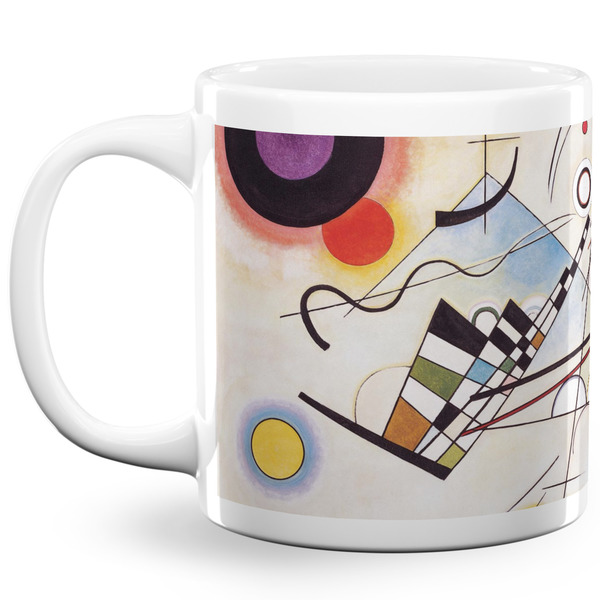 Custom Kandinsky Composition 8 20 Oz Coffee Mug - White