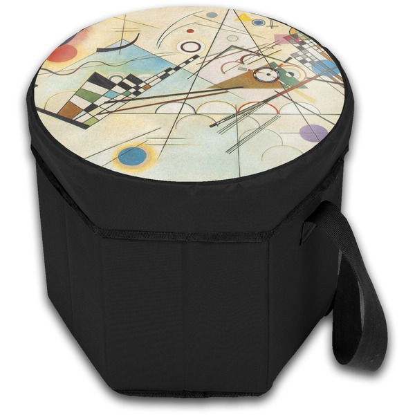 Kandinsky Composition 8 Collapsible Personalized Cooler & Seat (Closed)